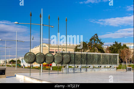 Monument of Alexander The Great in Thessaloniki, Greece Stock Photo