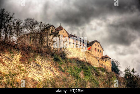 View of Vaduz Castle in Liechtenstein Stock Photo