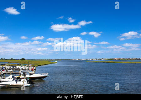 Bay Landscape, Fenwick, DE, USA Stock Photo