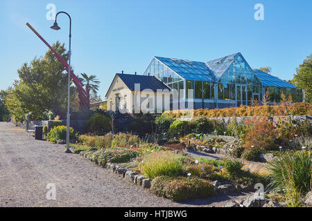 Tropical greenhouse in University of Uppsala Botanical garden, Uppsala, Sweden, Scandinavia Stock Photo