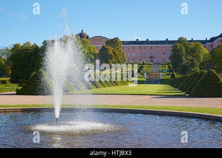 Uppsala Castle from University of Uppsala Botanical Garden, Sweden, Scandinavia Stock Photo
