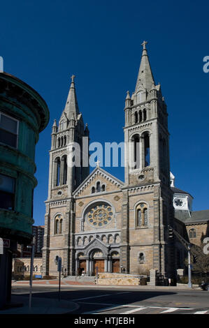 Mission Hill Church -- Boston, Massachusetts - Our Lady of Perpetual Help Stock Photo