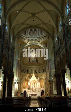 Mission Hill Church -- Boston, Massachusetts - Our Lady of Perpetual Help Stock Photo