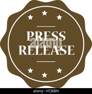Press release Stock Vector