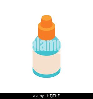 Refilling bottle icon. isometric 3d style Stock Vector