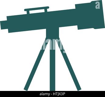 spyglass icon illustrated on a white background in vector Stock Vector