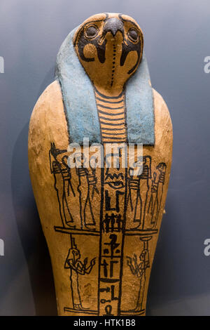 Egyptian Antiquities in the Louvre museum, Paris, France. Stock Photo