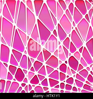 abstract vector stained-glass mosaic background - purple and red Stock Vector