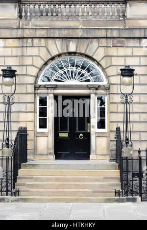 Edinburgh, Scotland, UK. 13th Mar, 2017. The front entrance of Bute House, the official residence of Scotland's First Minister Nicola Sturgeon, Credit: Ken Jack/Alamy Live News Stock Photo