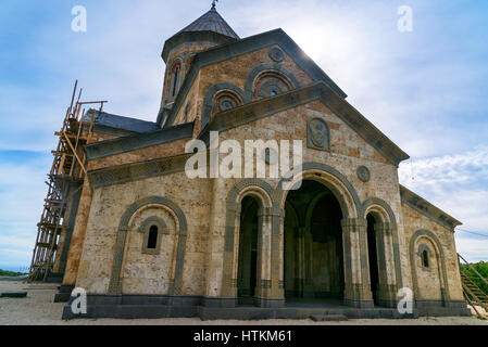 St.Nino's church in Monastery of St. Nino at Bodbe. Cathedral was constructed in IV century, on the tomb of St. Nino. Sighnaghi. Kakheti region. Georg Stock Photo