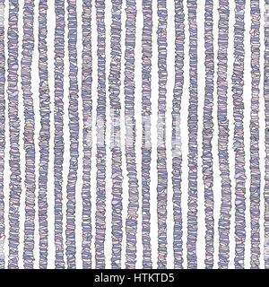 Stripes seamless pattern. Hand drawn colorful vector background. Stock Vector