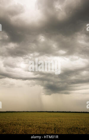 Picture of a stormy sky during the summer time Stock Photo