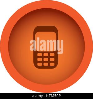 orange color circular frame with silhouette coffee beans in different ...