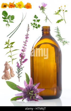 Herbal and alternative medicine concecpt Stock Photo