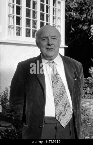 Sir John Betjeman, 66, seen at 'Treen', his home near Polzeath and Wadebridge, after it was announced he is the new Poet Laureate in succession to the late Cecil Day-Lewis. Stock Photo