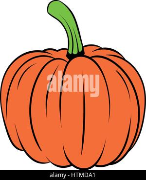 Pumpkin icon cartoon Stock Vector