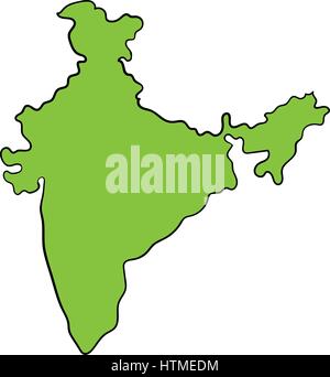 Goa map with Indian national flag illustration Stock Vector Image & Art ...