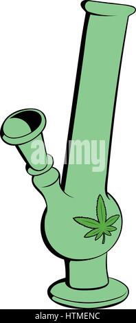 Bong for smoking icon cartoon Stock Vector