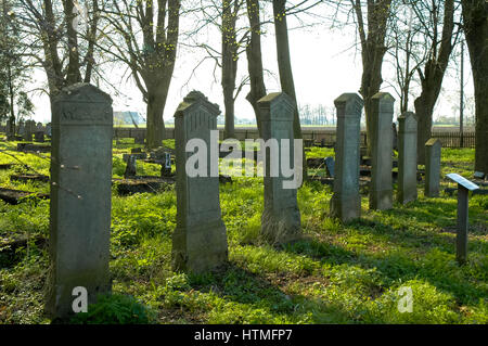 mennonites graveyard in heubuden the area of Gdansk, Poland Stock Photo