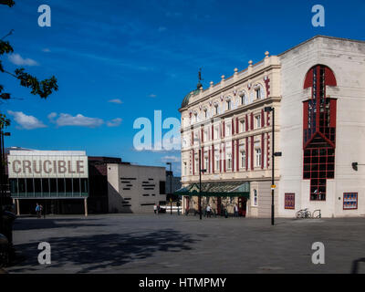 The Crucible and Lyceum theatres, Sheffield. Stock Photo