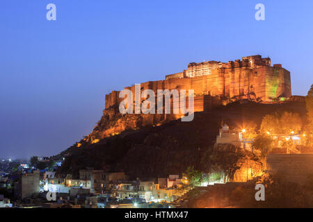 Fort Mehrangarh, Jodhpur, India Stock Photo