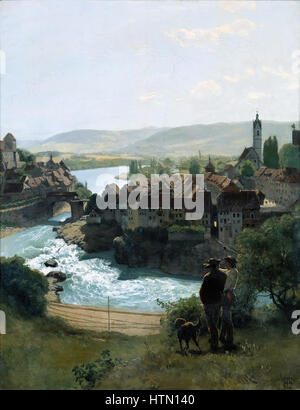 Hans Thoma Der Rhein bei Säckingen Stock Photo - Alamy