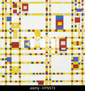 Broadway Boogie Woogie by Piet Mondrian at the Museum of Modern Art ...