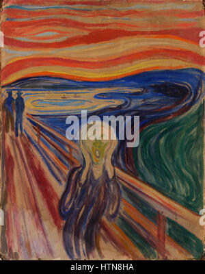 Edvard Munch - The Scream, 1910 (Munch Museum) Stock Photo