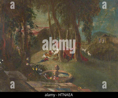 Illustration to The Decameron by Giovanni Boccaccio. Museum: PRIVATE ...