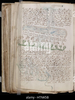 The Voynich Manuscript, a mysterious and undeciphered text, known for ...
