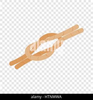 Nautical knot isometric icon Stock Vector