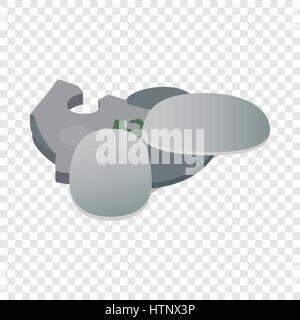 Esplanade in Singapore isometric icon Stock Vector