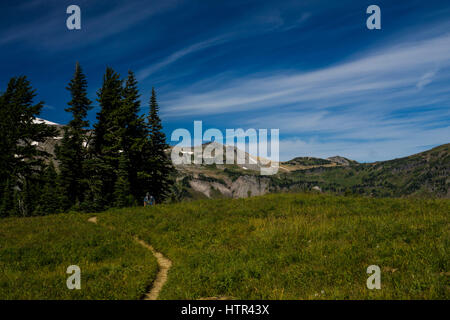 Wonderland Trail Thru-Hike Stock Photo