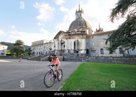 Sanctuary of Loyola or Shrine and Basilica of Loyola, Loyola Basilica in Azpeitia, Azpeitia, Basque Country, Spain Stock Photo