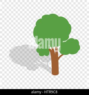 Tree isometric icon Stock Vector