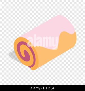 Roll isometric icon Stock Vector