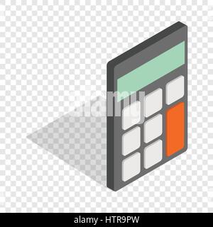 Calculator isometric icon Stock Vector