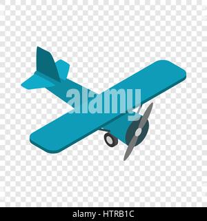 Light aircraft isometric icon Stock Vector