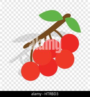 Rowan branch isometric icon Stock Vector