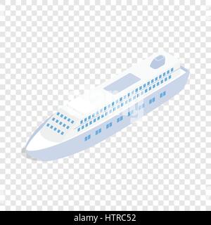 Big ship isometric icon Stock Vector