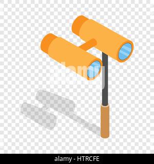 Opera glasses isometric icon Stock Vector