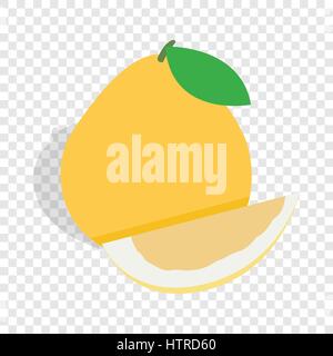 Pomelo isometric icon Stock Vector