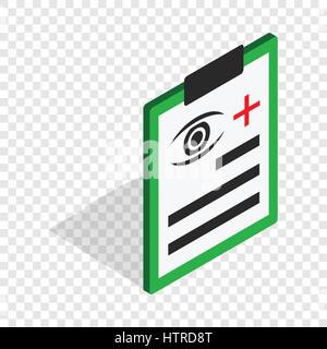 Diagnosis eye exam isometric icon Stock Vector Image & Art - Alamy