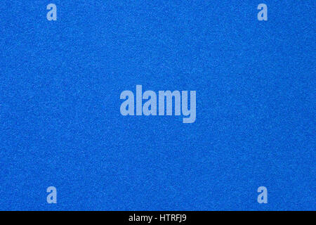 Blue velvet textured paper close up. Texture and background Stock Photo