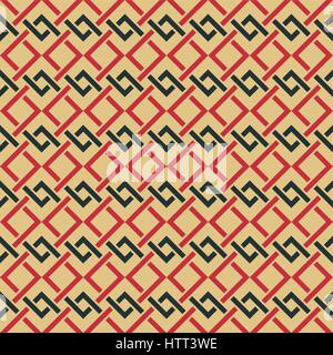Seamless pattern in arabic style. Abstract textured background. Arabesque texture with the interlaced lines. Vector element of graphic design Stock Vector