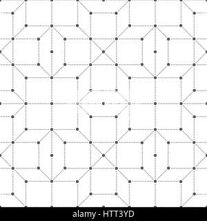 Repeating chaotic dot background pattern vector design 