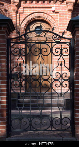 Old doors, handles, locks, lattices and windows Stock Photo