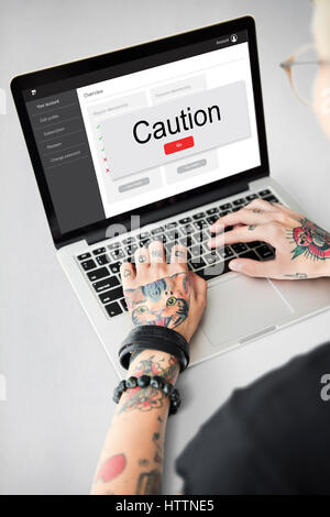 Cancel Reject Deny Warning Concept Stock Photo - Alamy