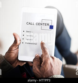 Call Center Customer Service Support Concept Stock Photo