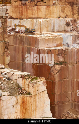 Marble quarry near Borba, Alentejo, Portugal Stock Photo